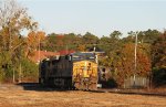 CSX 743 leads train Q698 towards the yard